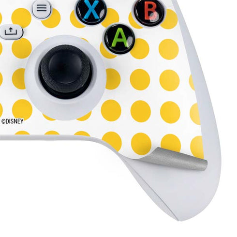 Disney Minnie Mouse Profile Yellow Dots Xbox Series S Controller Skin